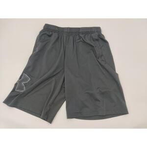 Under Armour Shorts Mens Size Medium Black Loose‎ High Rise Side Pockets Sporty
